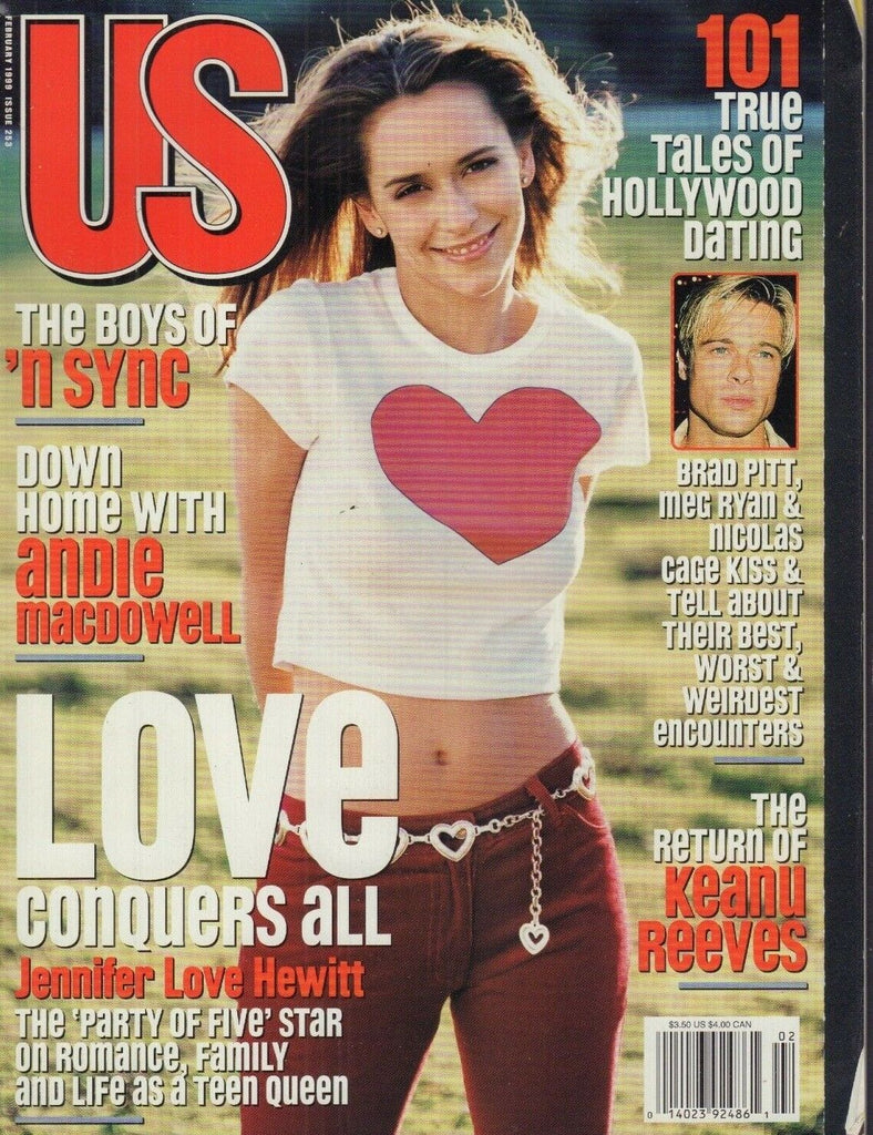 US Magazine Jennifer Love Hewitt Keanu Reeves February 1999 NO ML 012918nonr