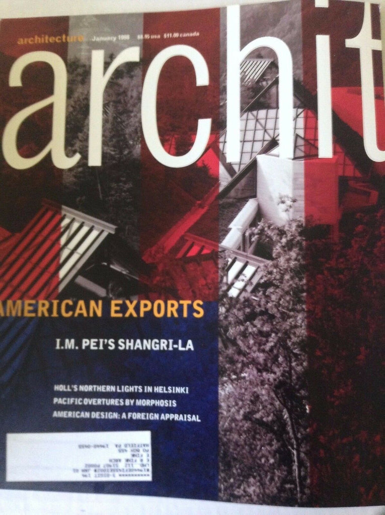 Architecture Magazine I.M. Pei's Shangri-LA January 1998 081817nonrh
