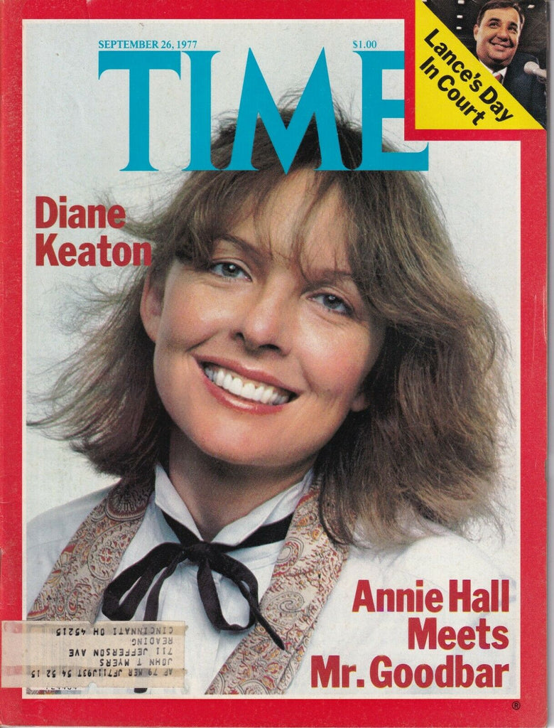 Time Magazine Diane Keaton Annie Hall September 26, 1977 031919nonr