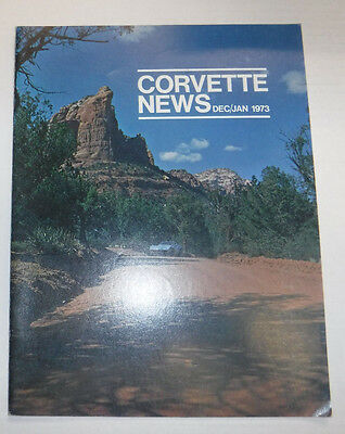 Corvette News Magazine Red Rock Big Pines January 1973 081815R
