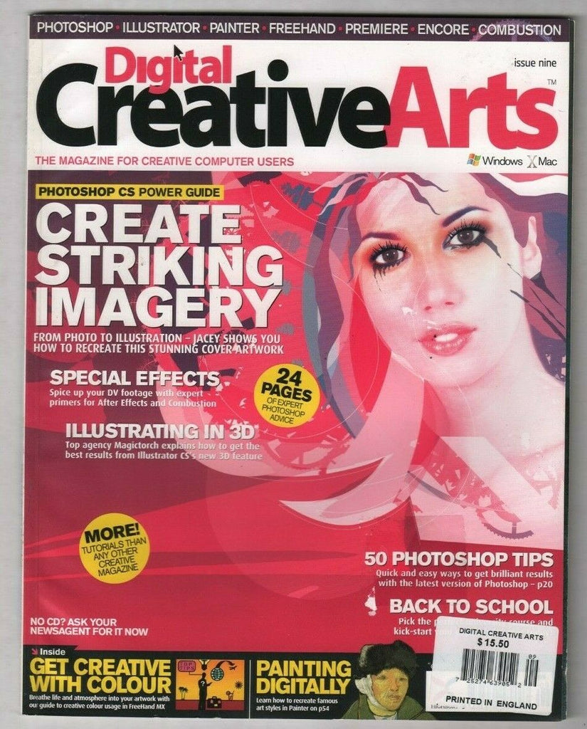Digital Creative Arts UK Mag Photoshop Striking Imagery No.9 2004 012420nonr