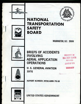 NTSB Briefs Of Accidents U.S. General Avation 1976 EX FAA 031416jhe