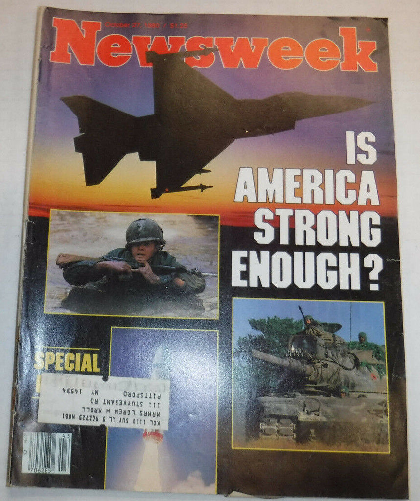 Newsweek Magazine Is America Strong Enough October 27, 1980 101016R