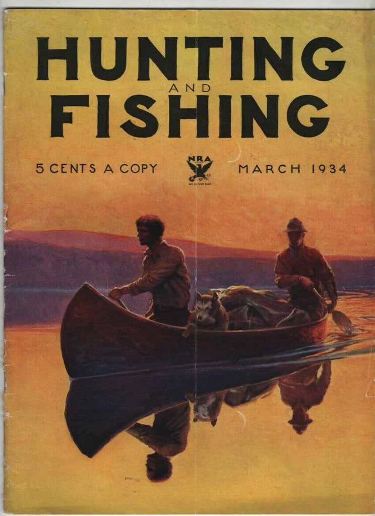 Hunting And Fishing Mag The Great Pipestone Liar March 1934 020321nonr