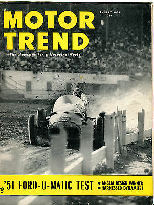 Motor Trend Magazine January 1951 Ford-O-Matic Test EX 041416jhe