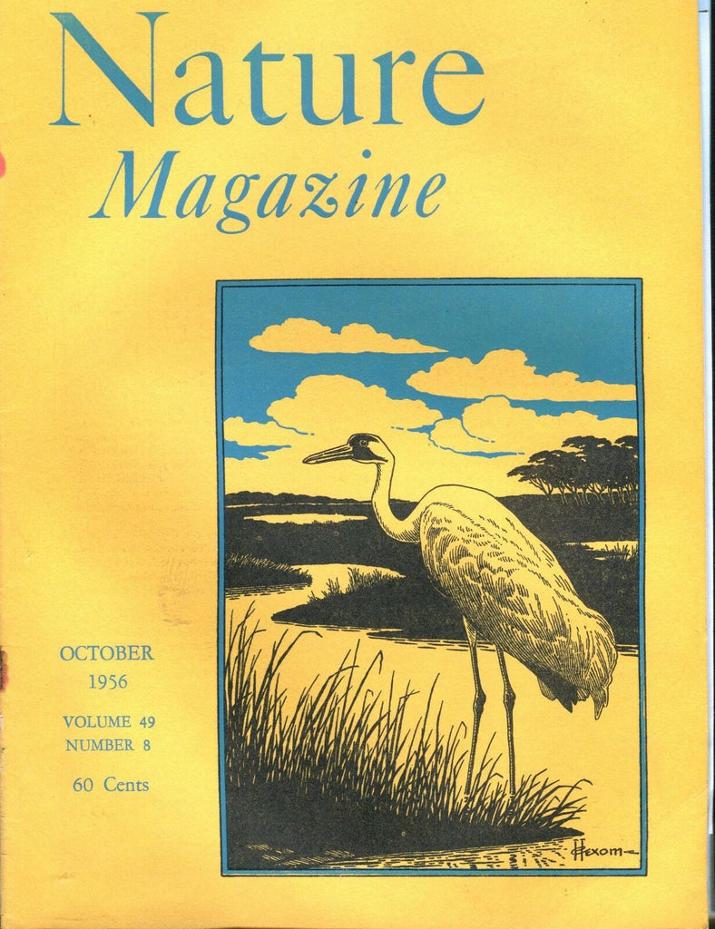 Nature Magazine October 1956 EX w/ML On Back 012017jhe