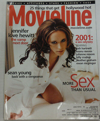 Movieline Magazine Jennifer Love Hewitt & Sean Young February 2001 052515R