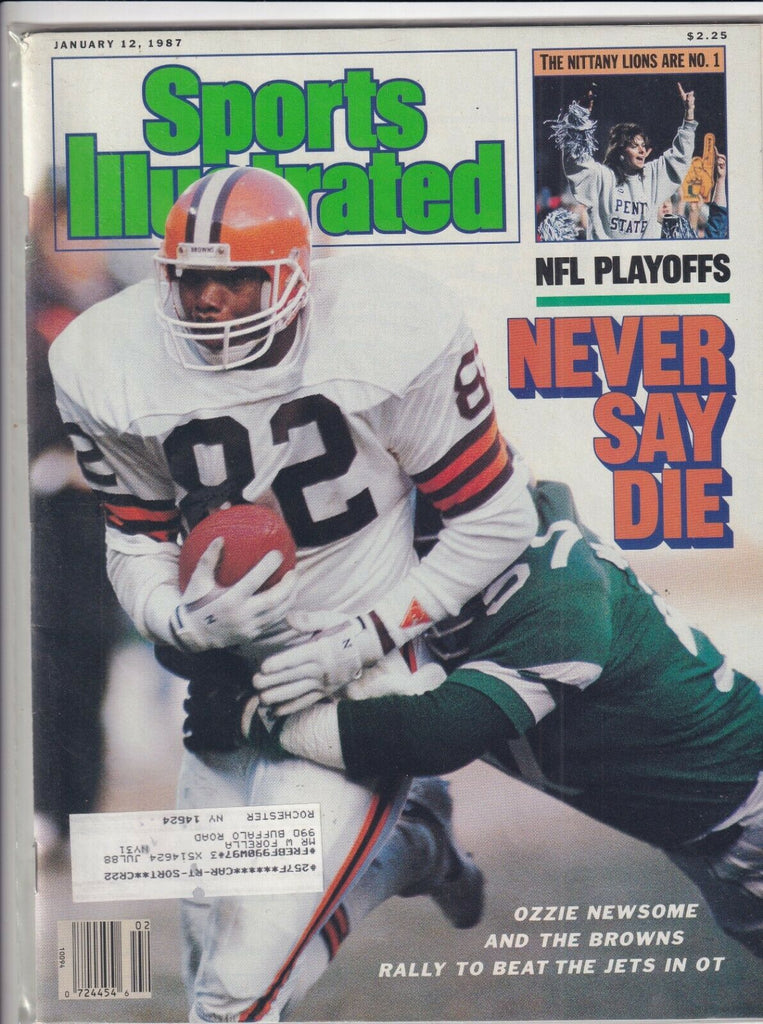 Sports Illustrated Ozzie Newsome The Browns January 12, 1987 091719nonr
