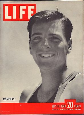 Life Magazine July 11 1949 Birthday Bob Mathias VG 050216DBE2