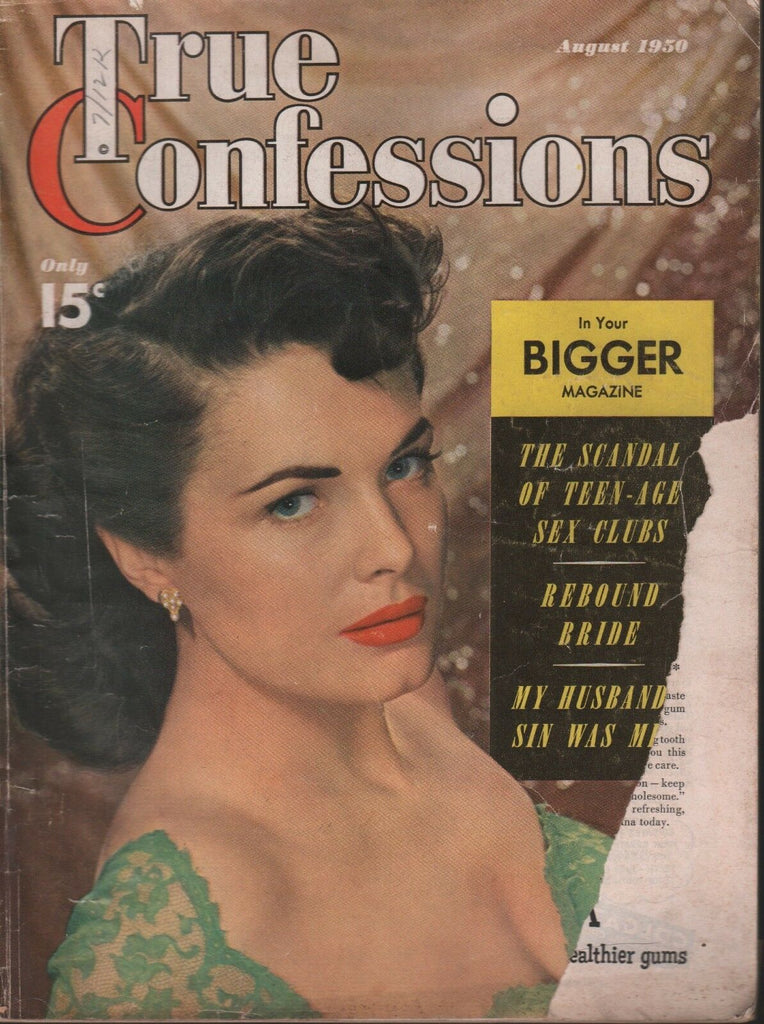 True Confessions August 1950 Vintage Magazine W.H. Fawcett 111418AME