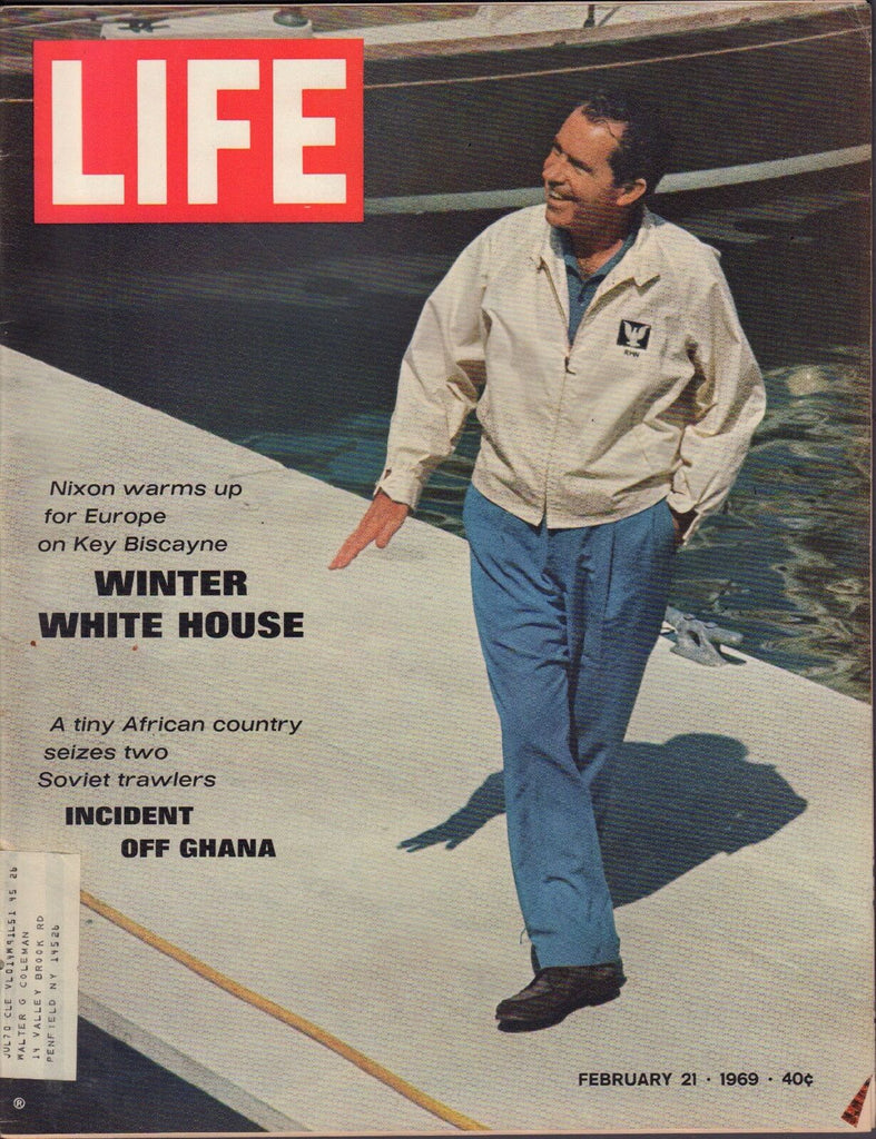 Life February 21 1969 Richard Nixon, Ghana w/ML VG 093016DBE