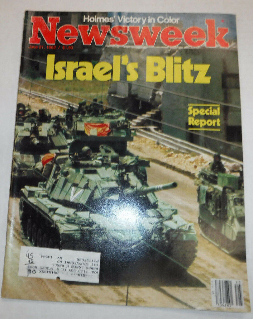 Newsweek Magazine Israel's Blitz June 21, 1982 100716R