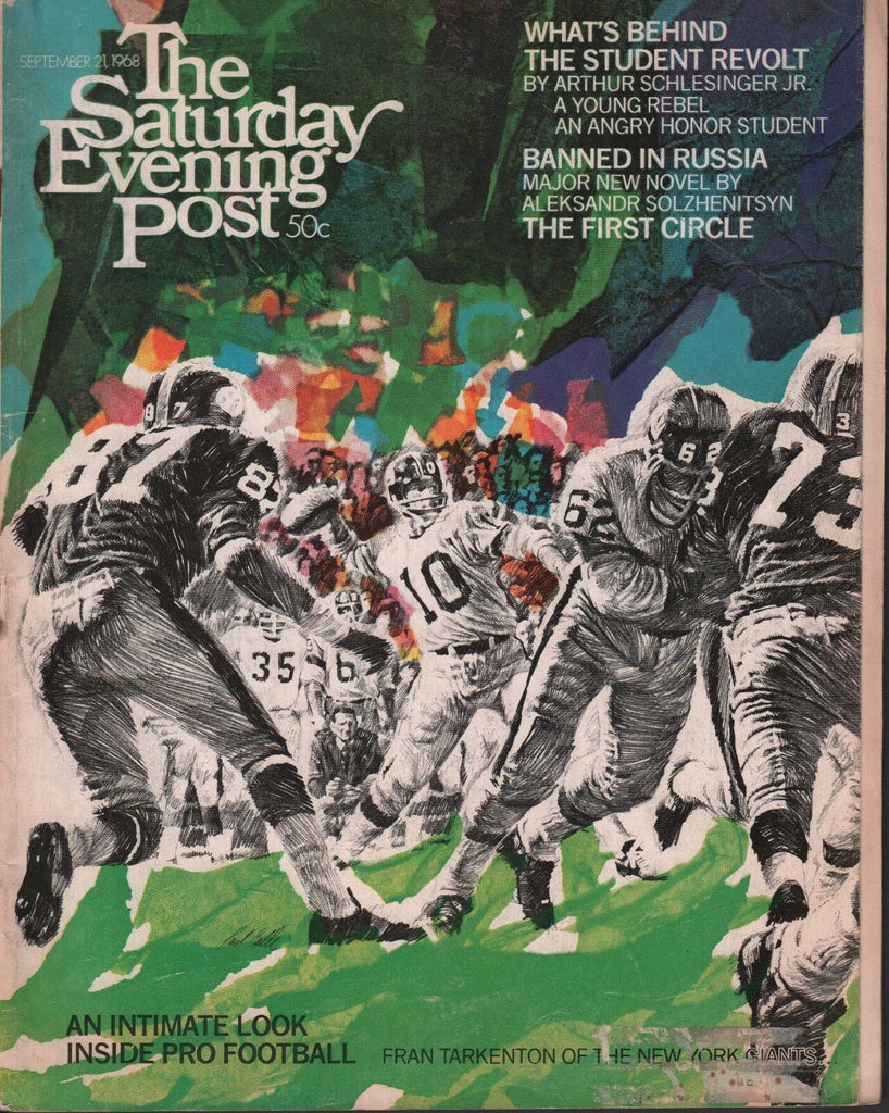 The Saturday Evening Post September 21 1968 Frank Tarkenton 101618DBE