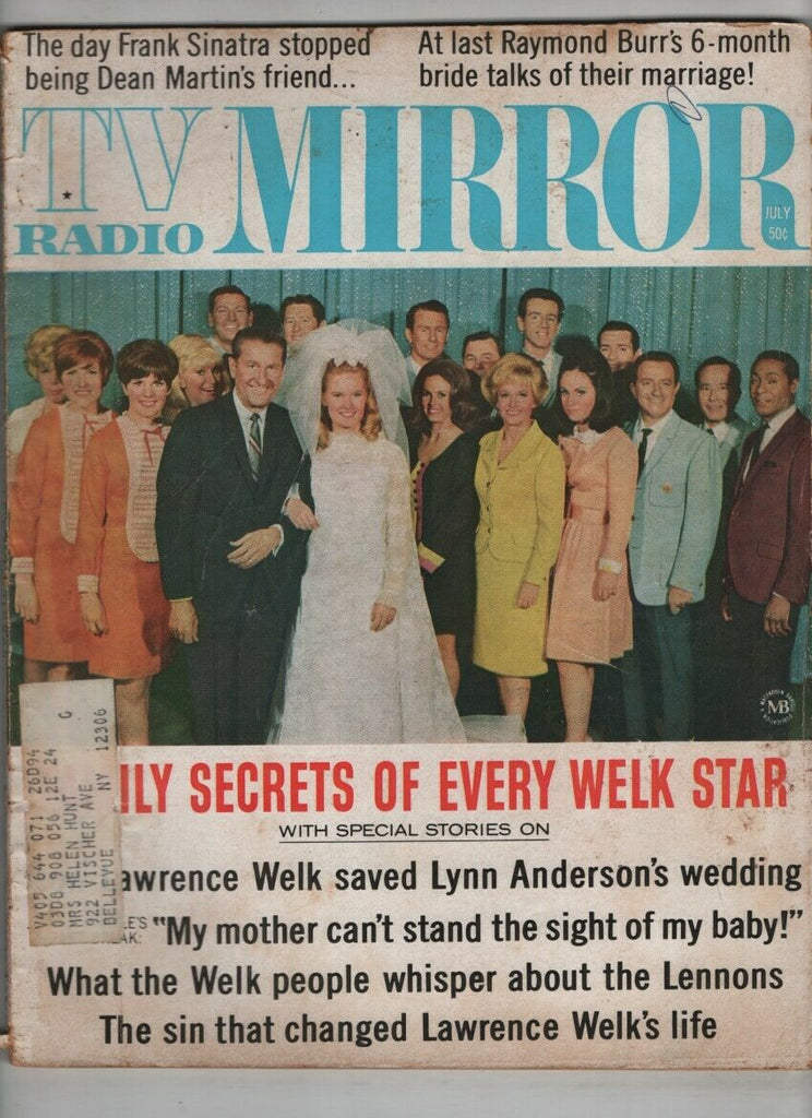 TV Radio Mirror Lawrence Welk Lynn Anderson's Wedding July 1968 070320nonr