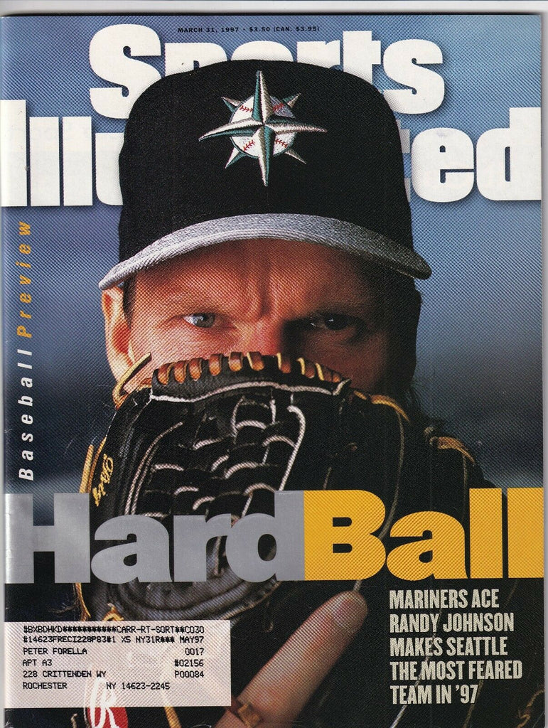 Sports Illustrated Randy Johnson Seattle Mariners March 31, 1997 091619nonr
