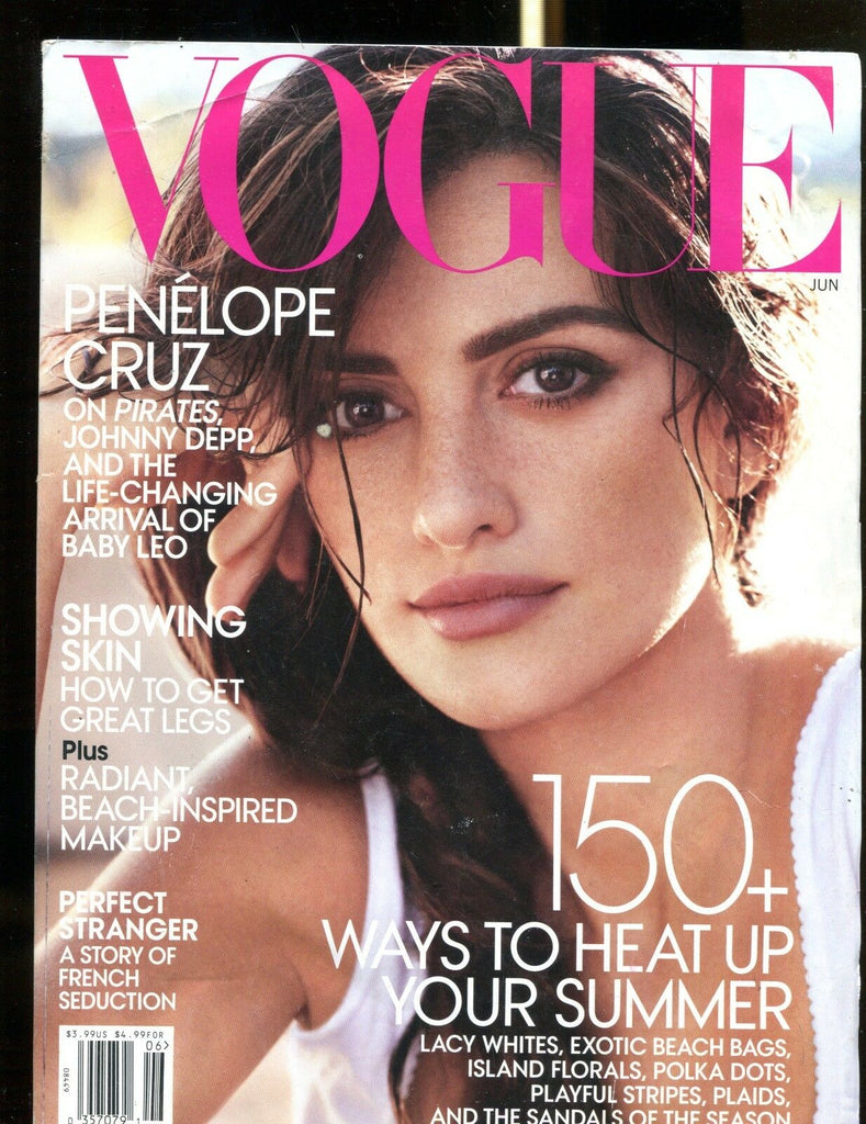 Vogue Magazine June 2011 Penelope Cruz EX No ML 122916jhe
