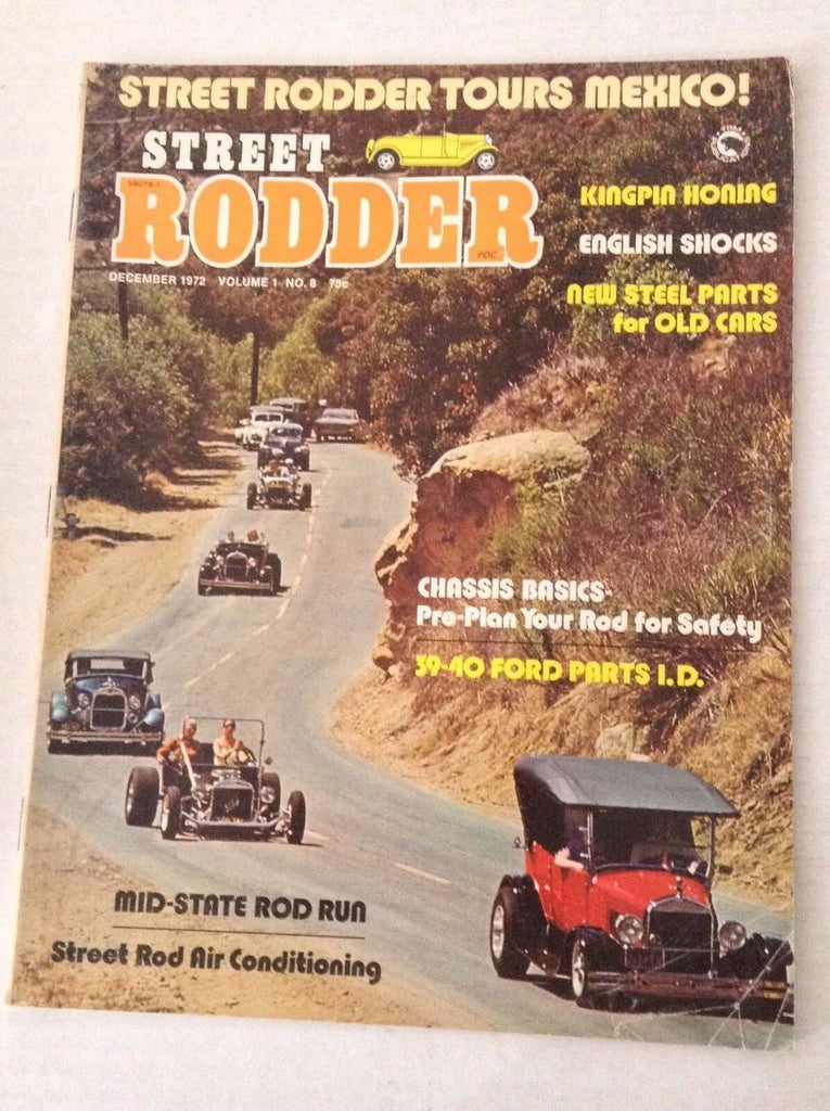 Street Rodder Magazine Kingpin Honing Rod Run December 1972 031317NONRH