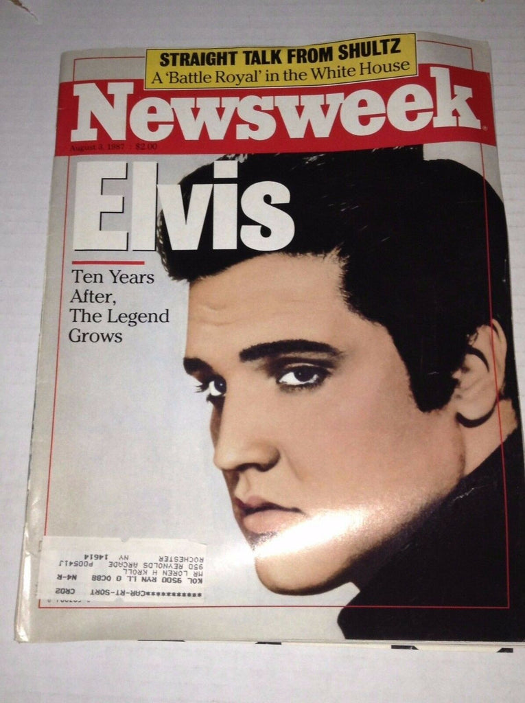 Newsweek Magazine Elvis Presley Ten Years After August 3, 1987 111716RH