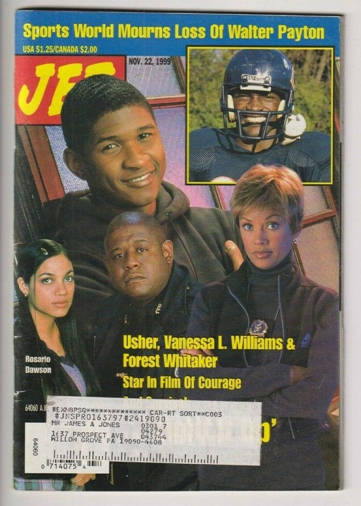 Jet Mag Usher Vanessa Williams November 22, 1999 112619nonr
