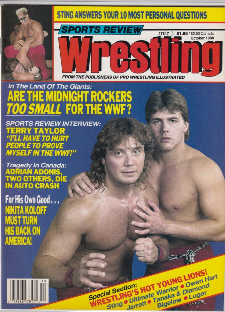 Sports Review Wrestling Midnight Rockers Terry Taylor October 1988 060519nonr