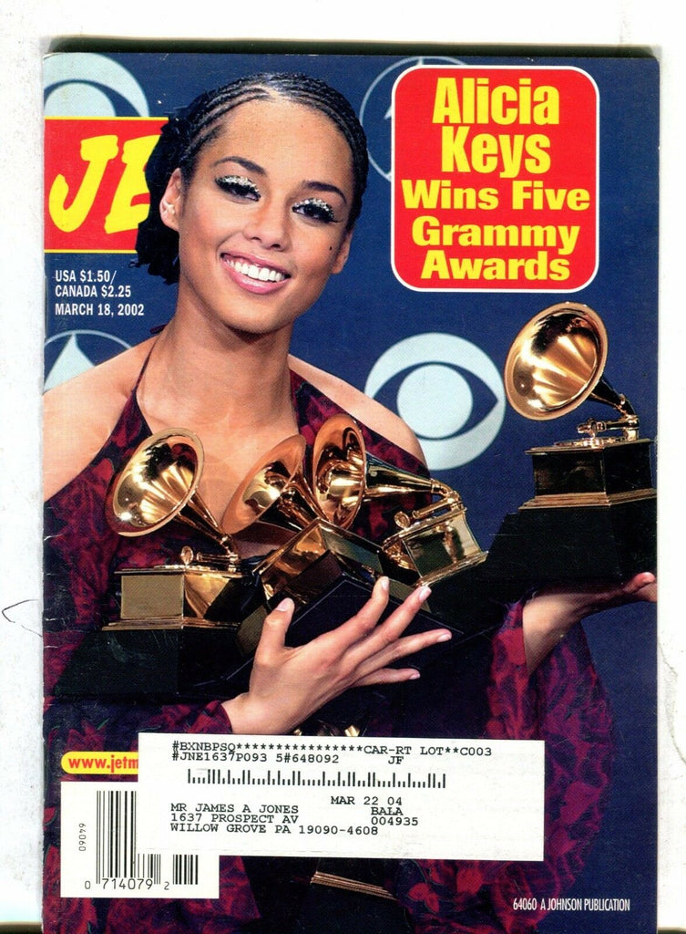 Jet Magazine March 18 2002 Alicia Keys Grammy Awards 071117nonjhe