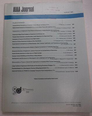 AIAA Journal Magazine Analyses Of Axisymmetric August 1980 FAL 071615R