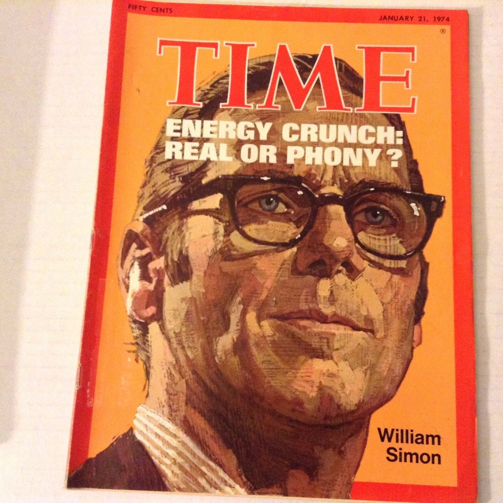 Time Magazine William Simon The Energy Crunch January 21, 1974 070517nonrh
