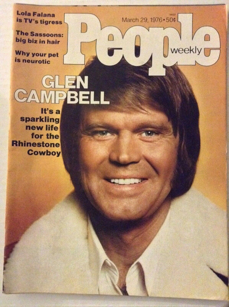 People Weekly Glen Campbell Lola Falana March 29, 1976 030319nonrh