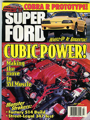 Super Ford Magazine July 1999 Cubic Power! EX 021216jhe