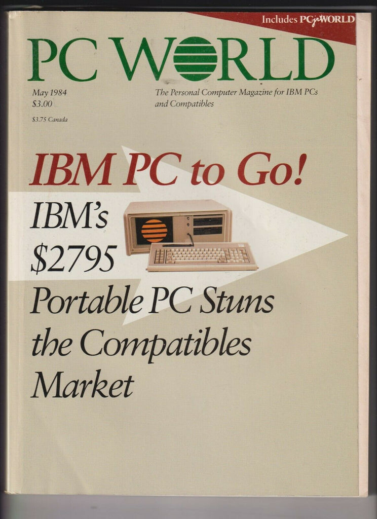 PC World Mag IBM PC To Go Portable PC May 1984 121019nonr