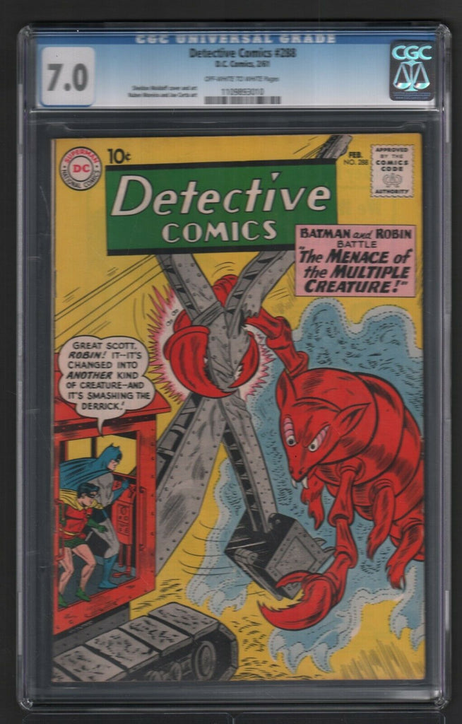 Detective Comics #288 1961 DC Comics CGC 7.0 Sheldon Moldoff Cover 042519DBC