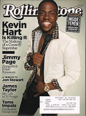 Rolling Stone August 13 2015 Kevin Hart,Jon Stewart w/ML EX 010616DBE