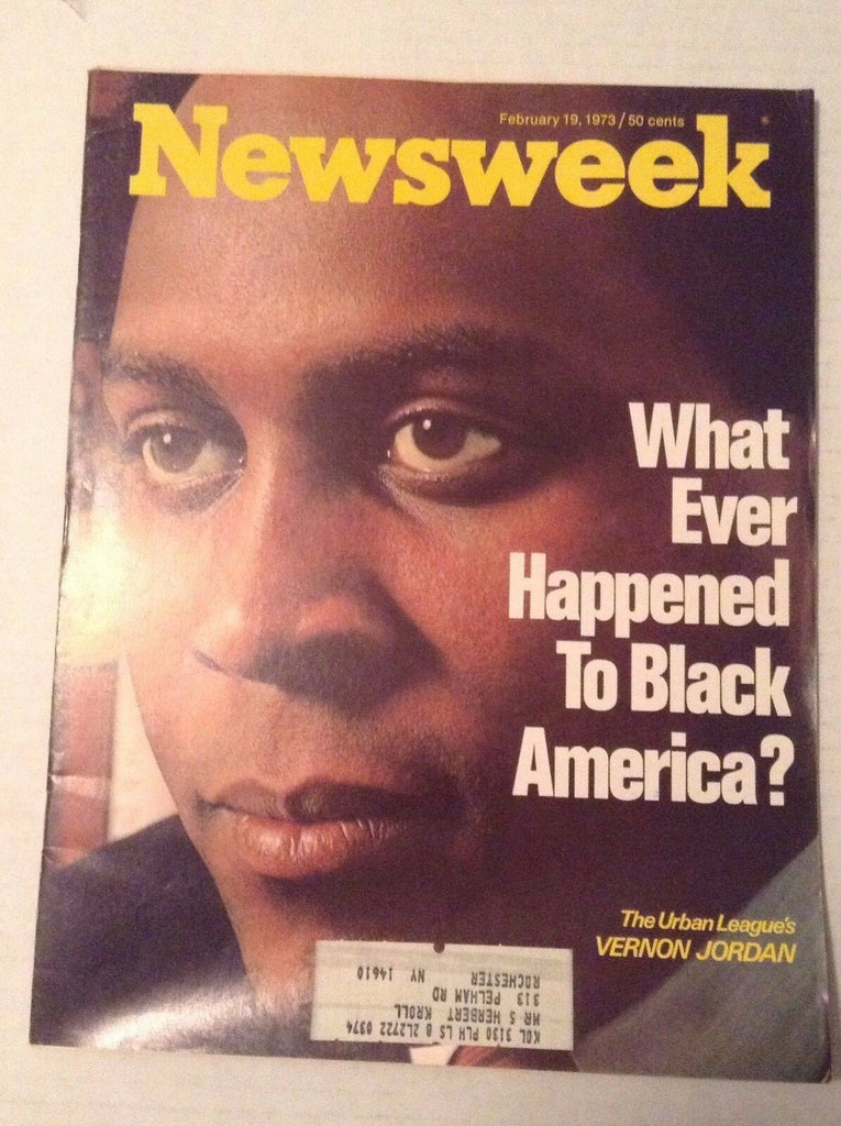 Newsweek Magazine Vernon Jordan February 19, 1973 102016RH