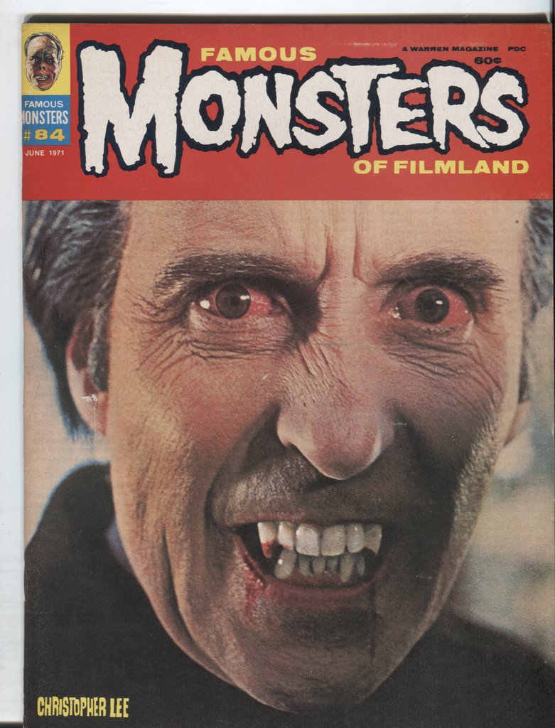 Famous Monsters of Filmland #84 June 1971 Christopher Lee 022521DBE