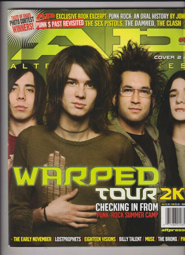 Alternative Press Mag Warped Tour 2006 Early November August 2006 102319nonr