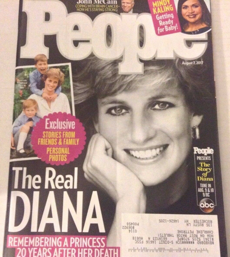 People Magazine Princess Diana John McCain August 7, 2017 080117nonrh