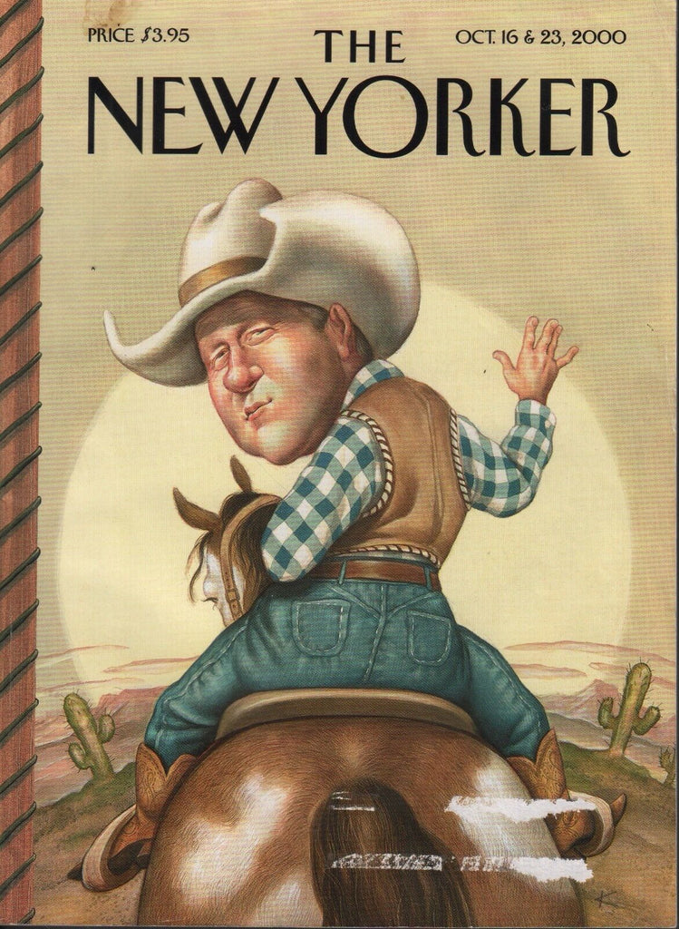 The New Yroker October 16 & 23 2000 Bill Clinton 072117nonDBE2