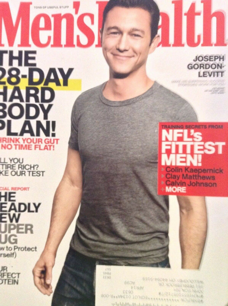 Men's Health Magazine Joseph Gordon Levitt October 2013 111218nonrh
