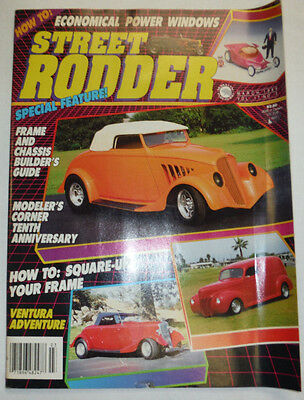 Street Rodder Magazine Frame And Chassis Builder's Guide March 1988 010215R