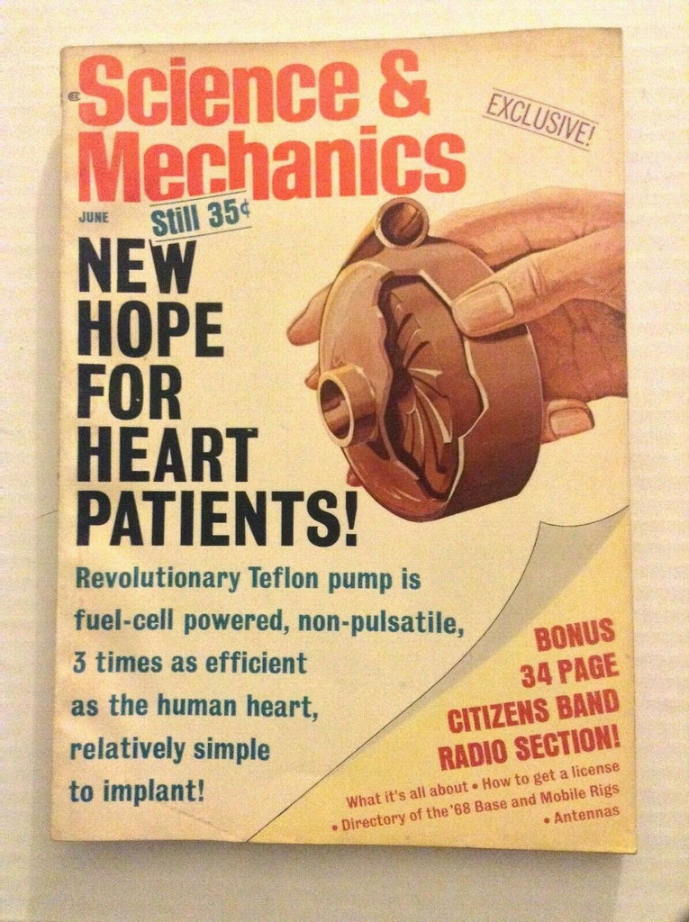 Science & Mechanics Mag Hope For Heart Patients June 1968 090419nonrh