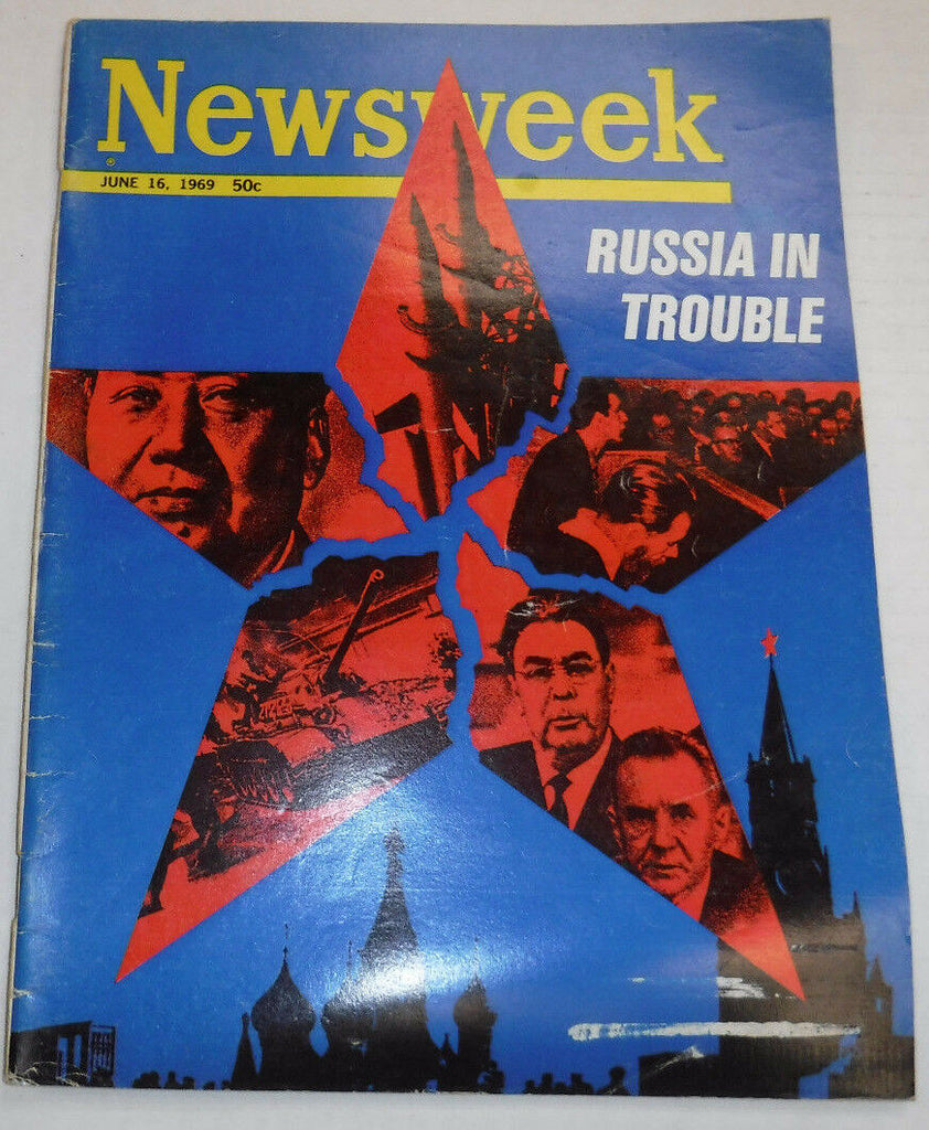 Newsweek Magazine Russia In Trouble June 1969 VINTAGE 093016R