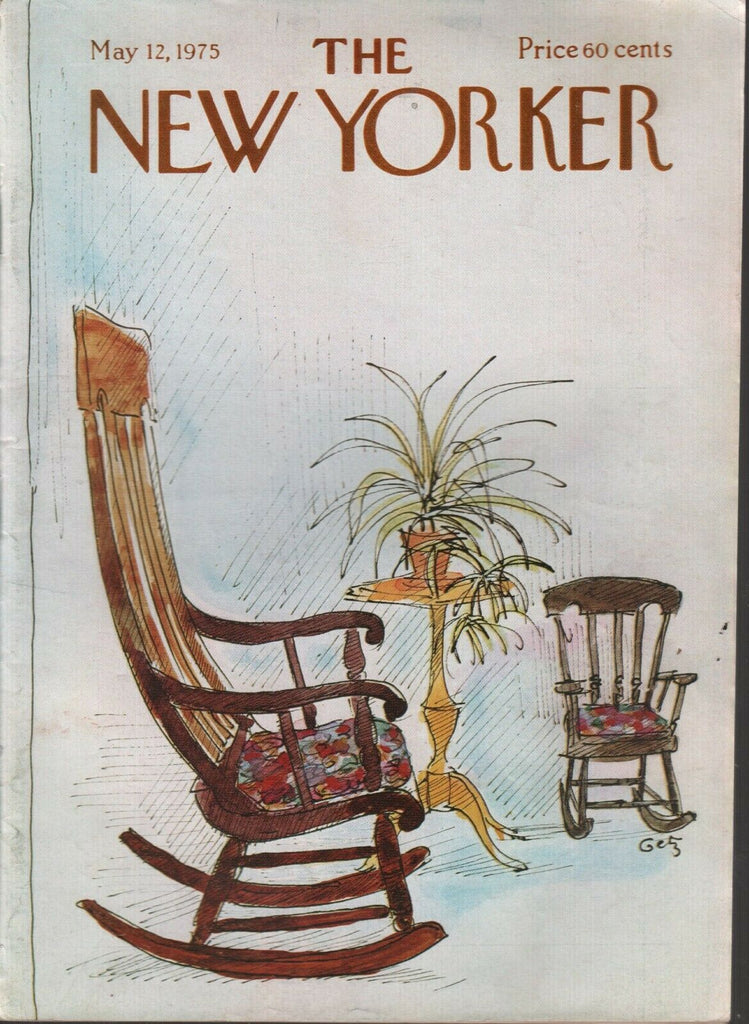 The New Yorker May 12 1975 Arthur Getz Cover Mark Helprin John McPhee 121819AME