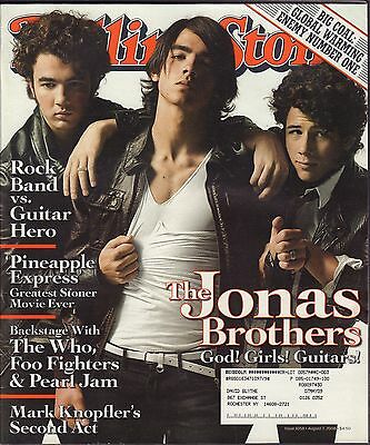 Rolling Stone August 7 2008 The Jonas Brothers w/ML VG 032216DBE