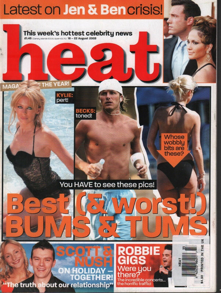 Heat August 16 22 2003 Kylie David Beckham Robbie Gigs 062918DBE2