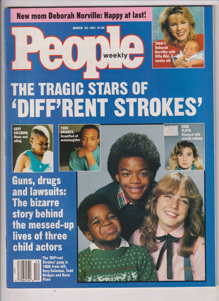 People Weekly Mag Gary Coleman Dana Plato March 25, 1991 012720nonr