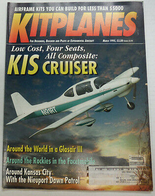 Kitplanes Magazine Kis Cruiser Glasair III March 1995 061115R