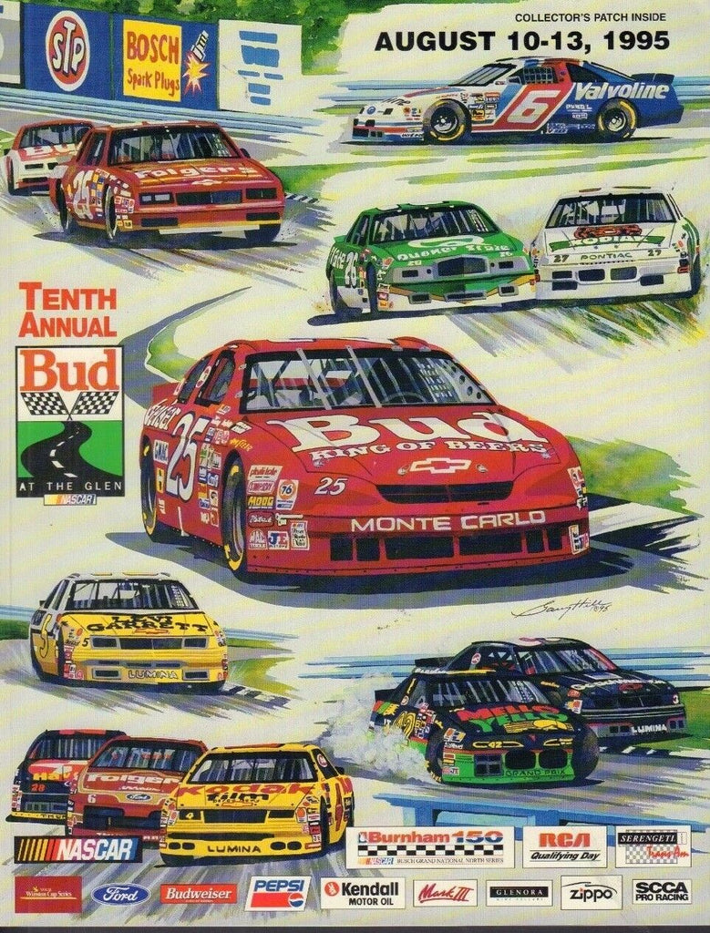 10th Annual Bud At The Glen Magazine August 10-13, 1995 061218nonr