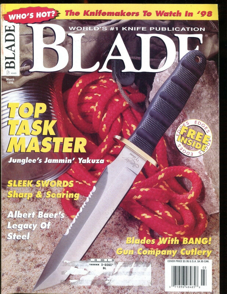 Blade Magazine March 1998 Top Task Master EX w/ML 012417jhe