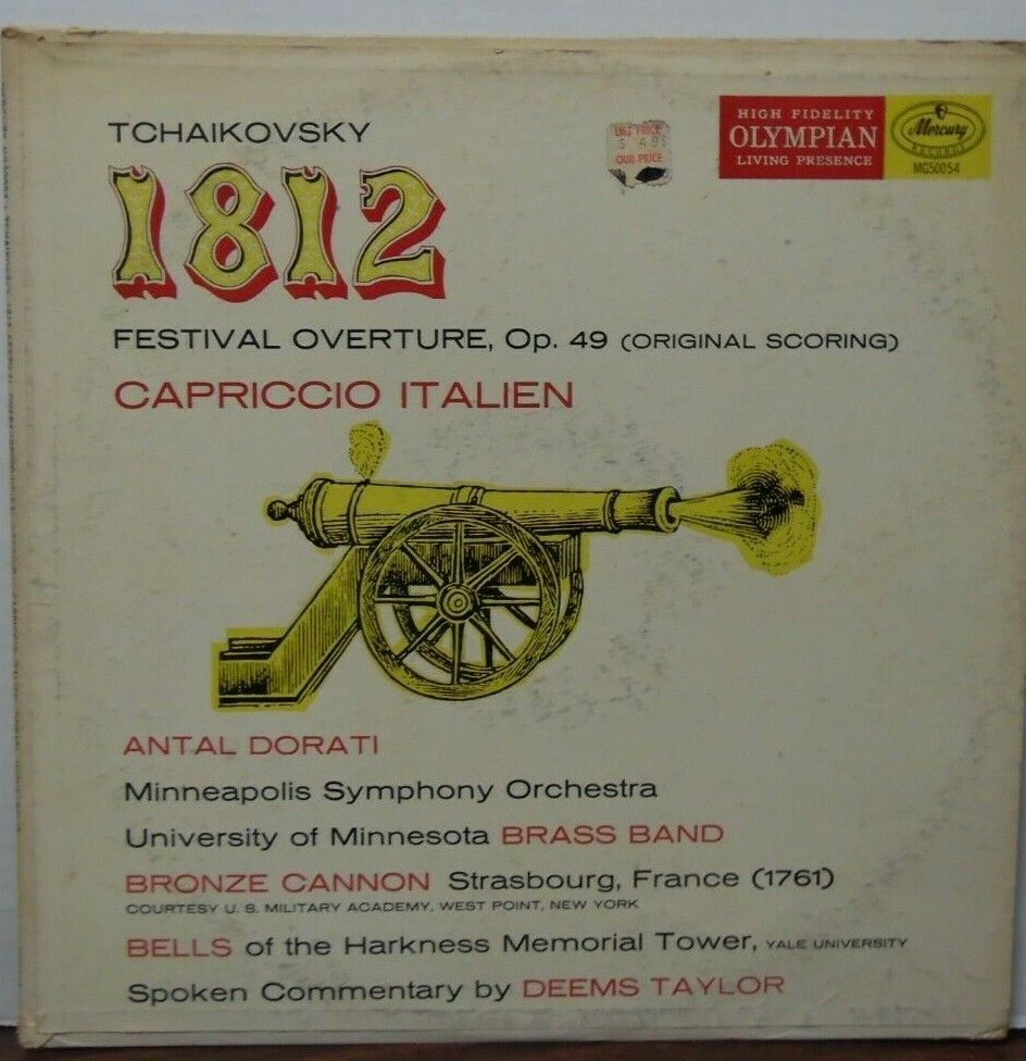 Tchaikovsky 1812 Festival Overture Op 49 orig. scoring MG50054 020120LLE