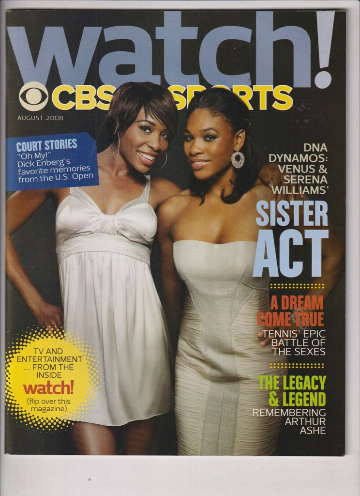 Watch! CBS Sports Mag Venus & Serena Williams August 2008 112219nonr
